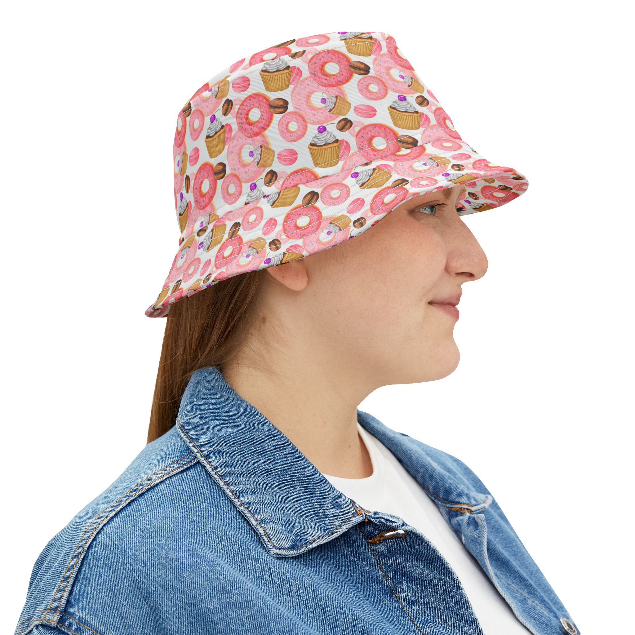 Enjoy This Sweet Moment ~ Donuts Print Bucket Hat (S.e.P.T.™) - Image 7