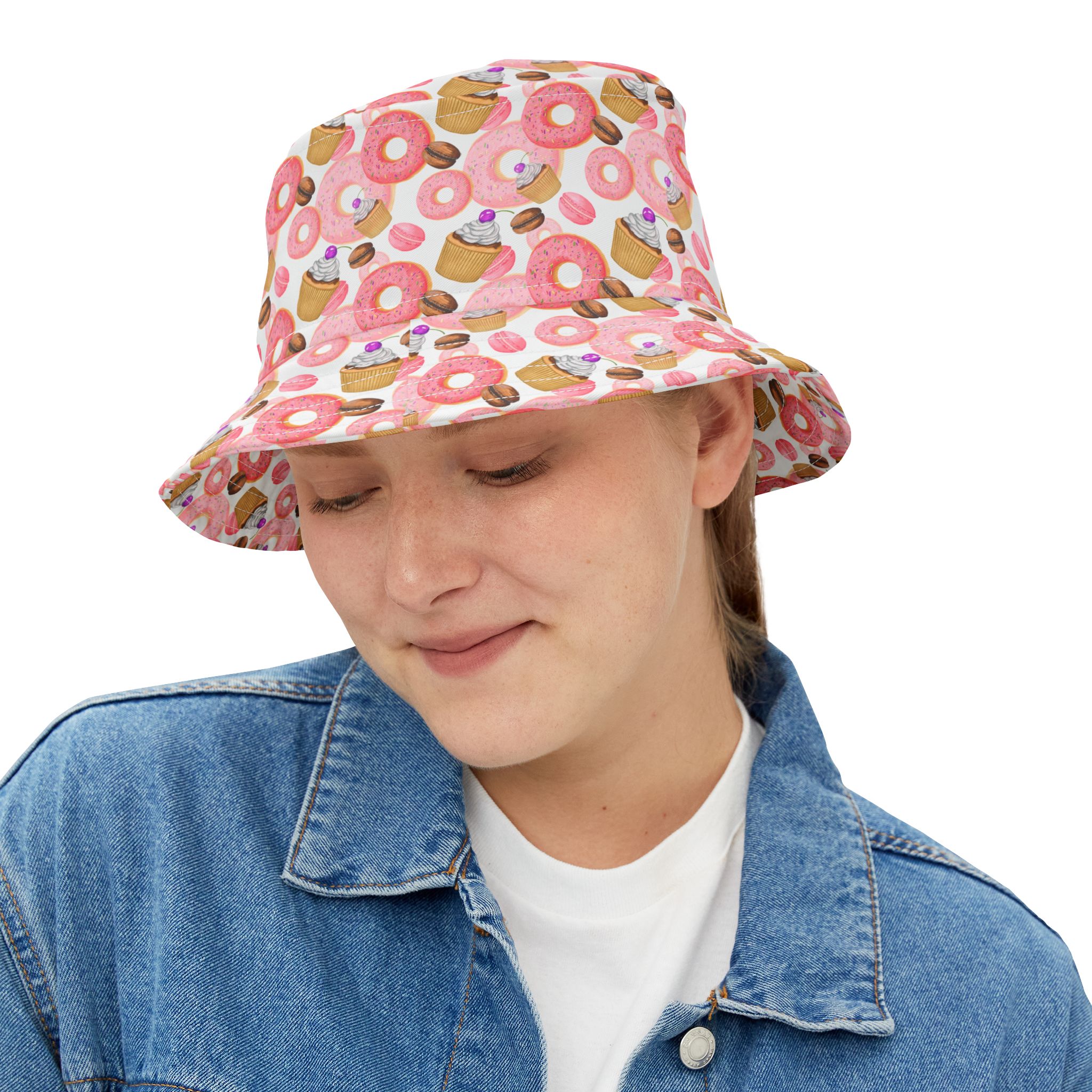Enjoy This Sweet Moment ~ Donuts Print Bucket Hat (S.e.P.T.™) - Image 11
